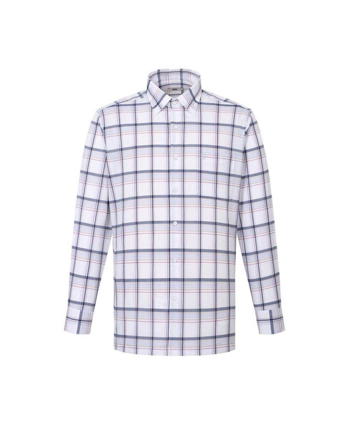 닥스셔츠(DAKS SHIRTS) 울혼방 시어서커 노케어 스트레치 미디움체크 캐주얼셔츠 레귤러핏_DMS3SHCL121A1