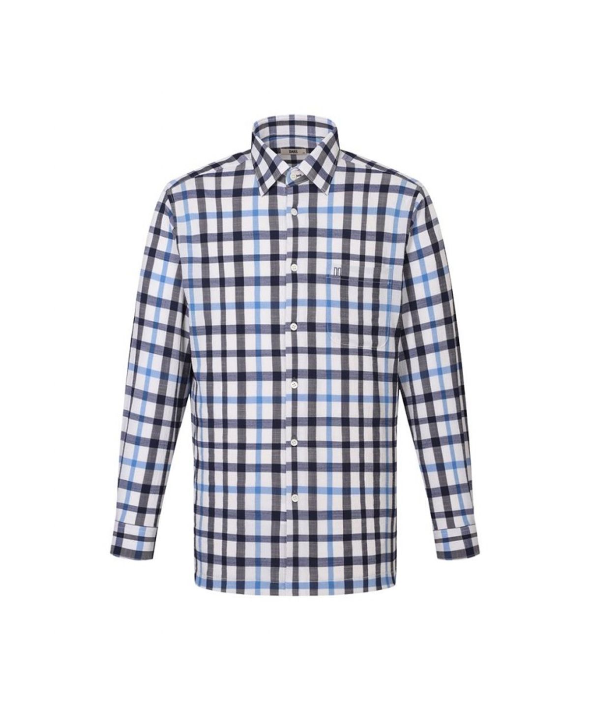닥스셔츠(DAKS SHIRTS) 울혼방 이지케어 스트레치 스몰 체크 캐주얼셔츠 레귤러핏_DMS1SHCL140A1
