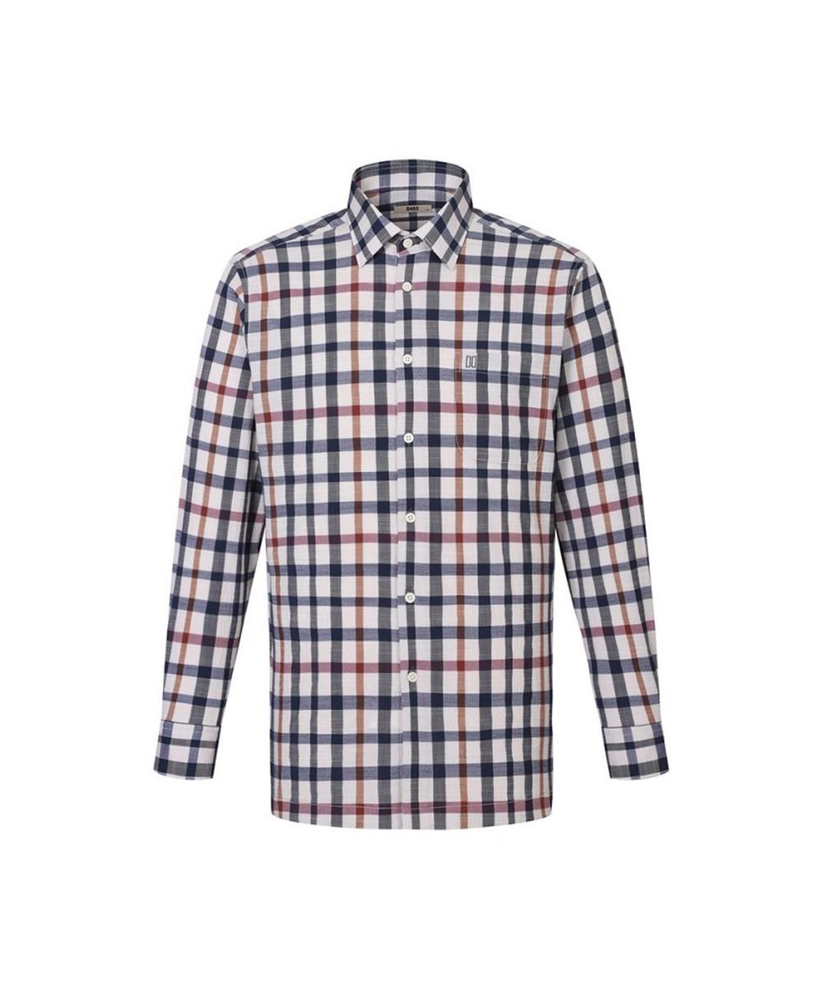 닥스셔츠(DAKS SHIRTS) 울혼방 이지케어 스트레치 스몰 체크 캐주얼셔츠 레귤러핏_DMS1SHCL140I1