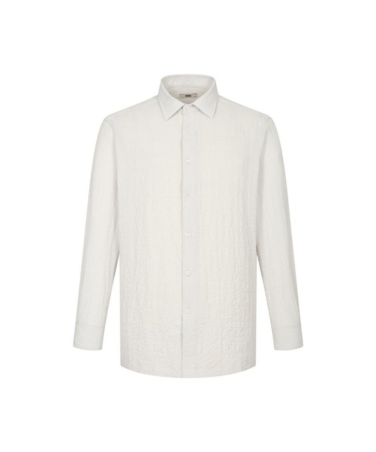 닥스셔츠(DAKS SHIRTS) 폴리혼방 노케어 스트레치 솔리드 캐주얼셔츠 레귤러핏_DMS1SHCL750I1