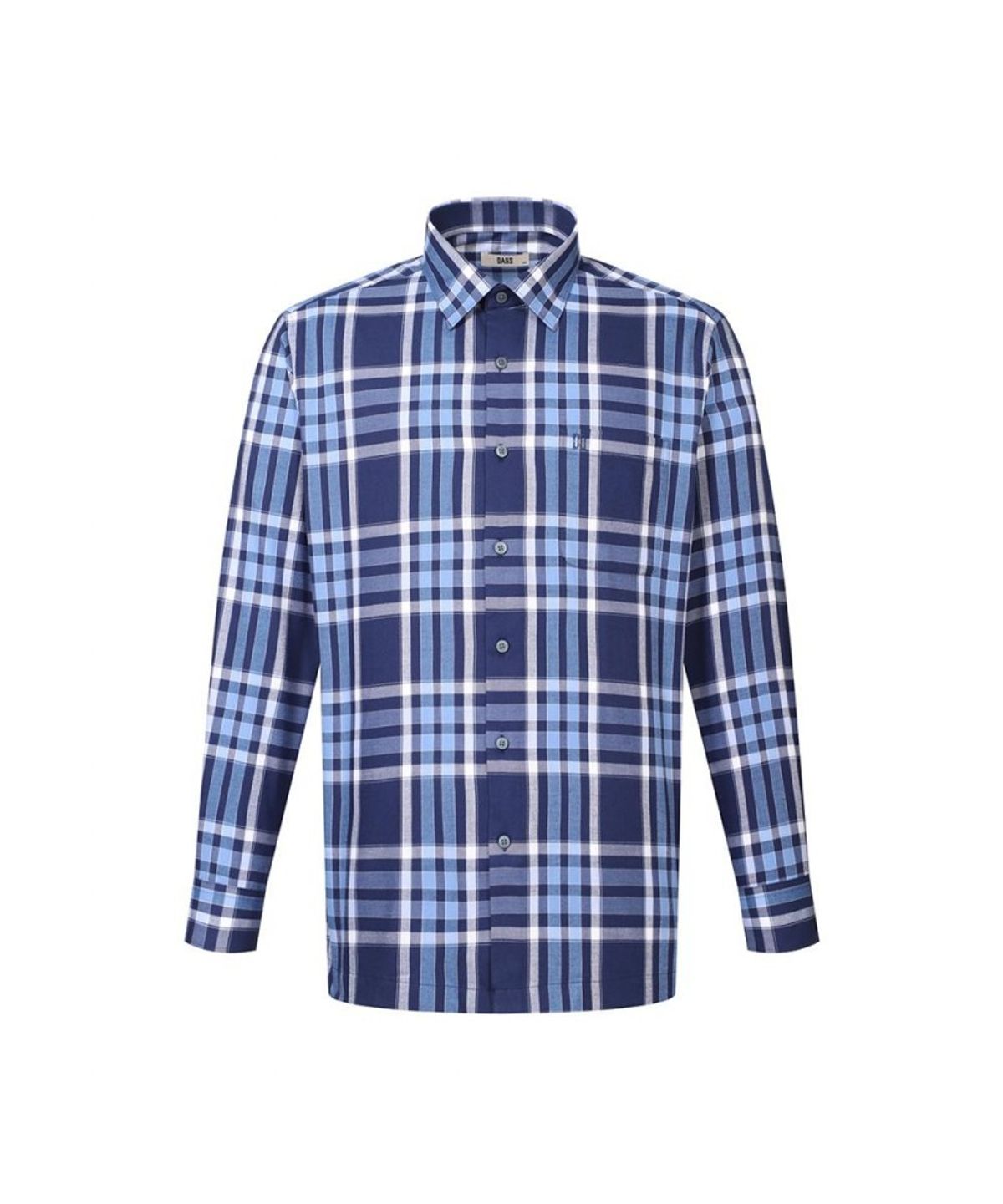 닥스셔츠(DAKS SHIRTS) 면혼방 미디움 체크 캐주얼셔츠 레귤러핏_DMP3SHCL120N1