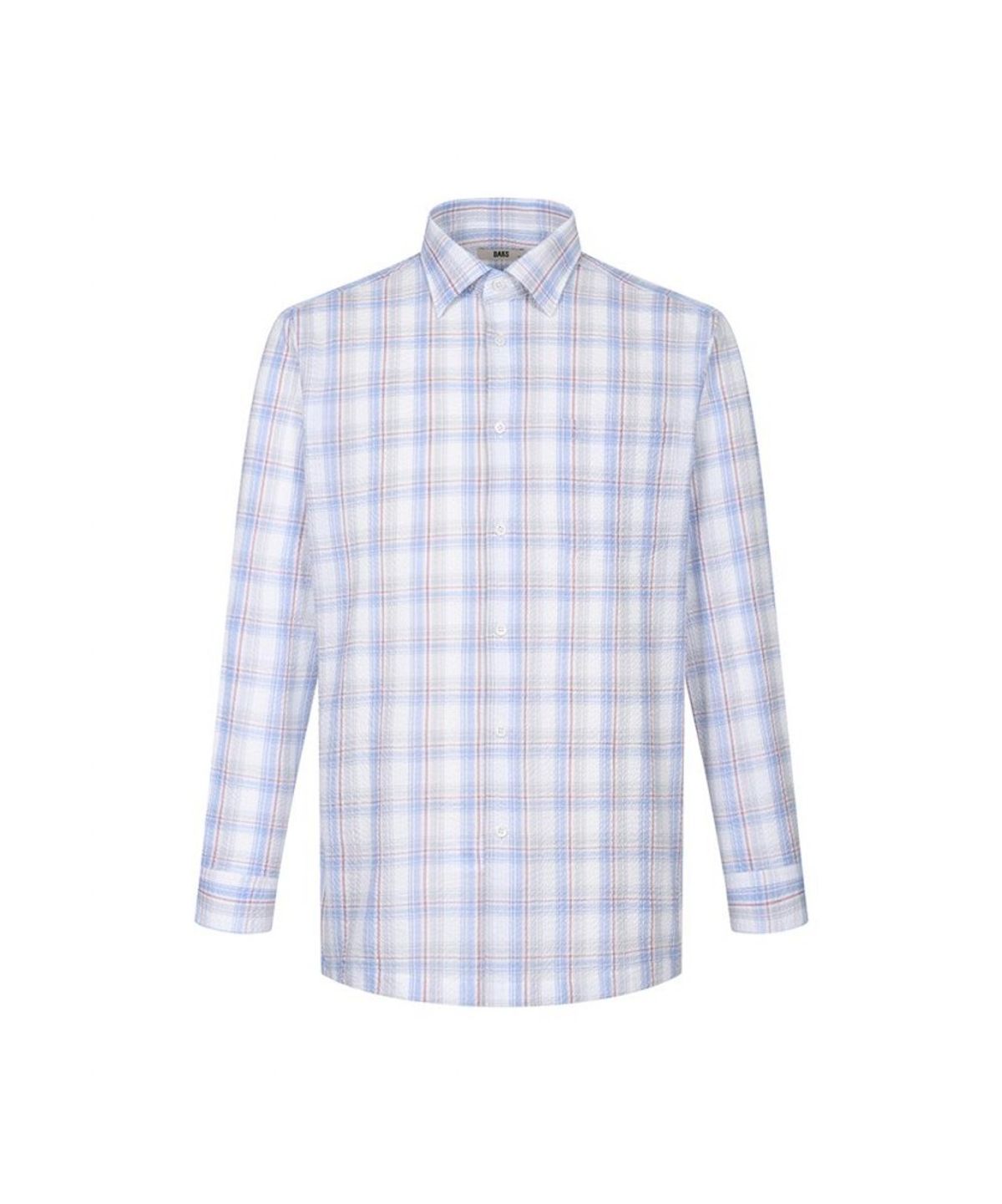 닥스셔츠(DAKS SHIRTS) 면100 시어써커 미디움 체크 캐주얼셔츠 레귤러핏_DMS1SHCL111A1