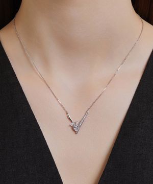 몽파리 실버 목걸이 JDPNT4S64ZC