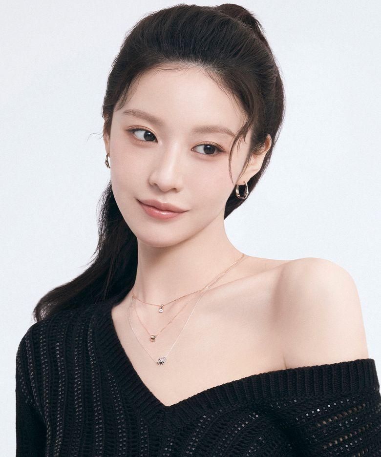 미스두 랩 다이아몬드 골드 목걸이 JDRNR5F42HC
