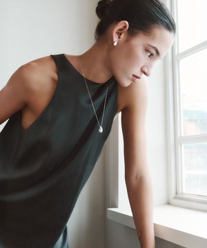 센슈얼 로우 실버 목걸이 JDSNT5F84XX