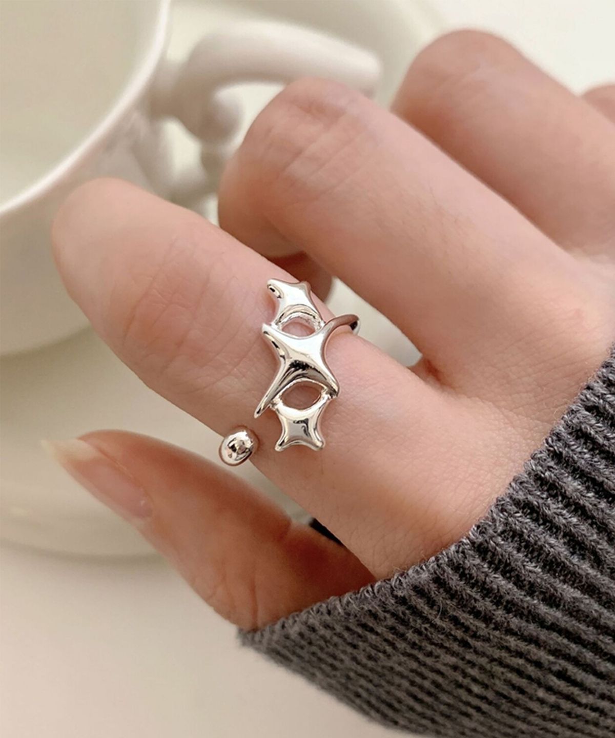 헤이타(HEITA) ARIVON SILVER RING 아리본 실버 링 반지