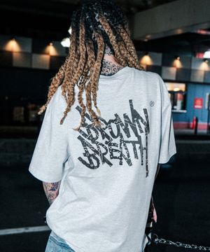 PAISLEY TAG TEE - ASH