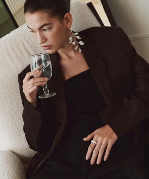 센슈얼 로우 실버 반지 JDSRT5F86XX