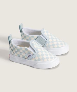 체커보드 슬립온 토들러 - 다운미스트 / VN000D0SFOA1