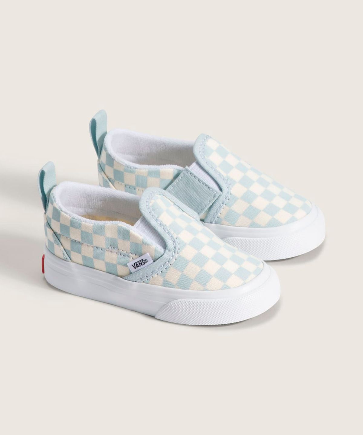 반스 키즈(VANS KIDS) 체커보드 슬립온 토들러 - 다운미스트 / VN000D0SFOA1