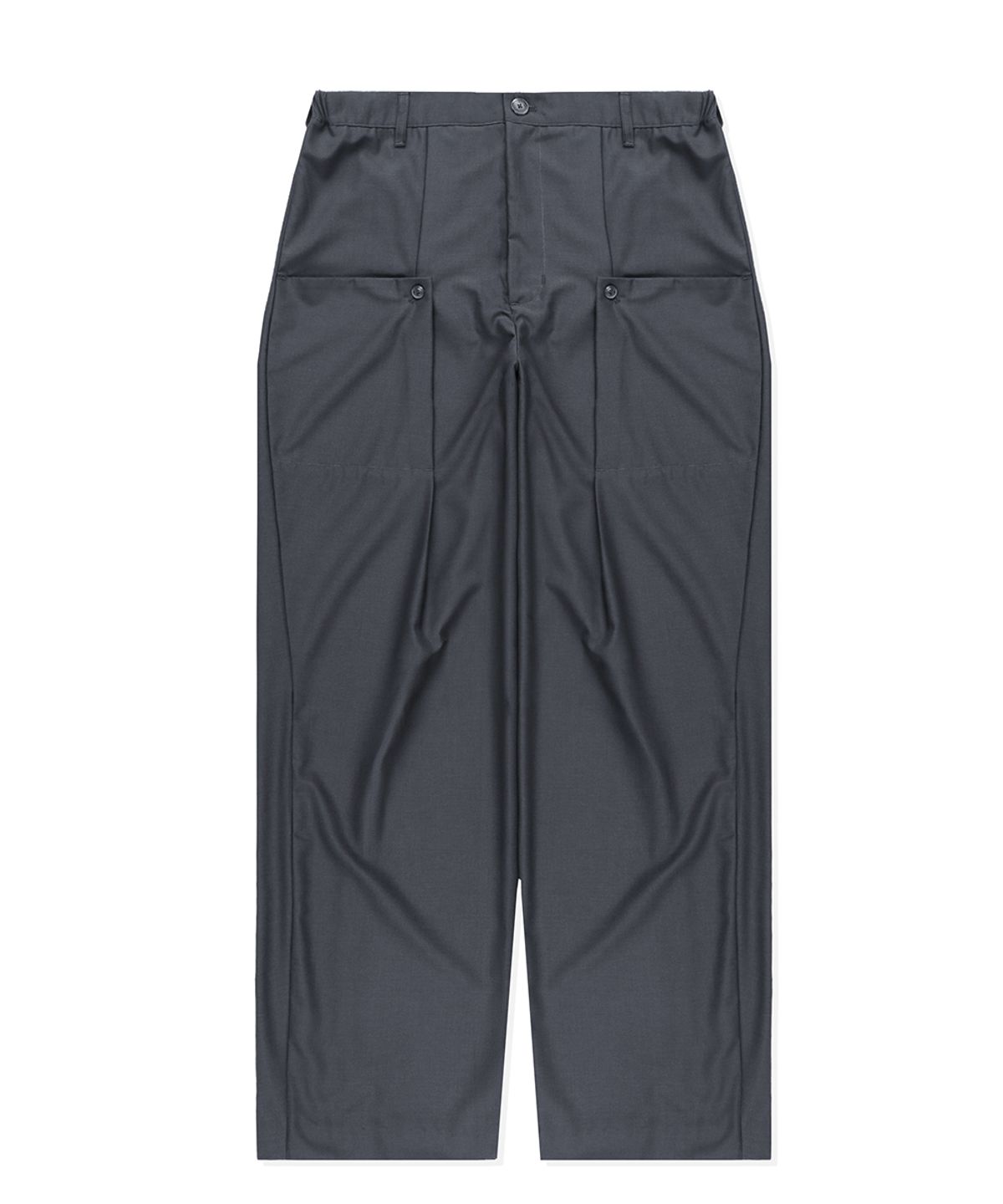 폼리쉬(FORMLICH) CURVED TROUSERS / DARK GREY