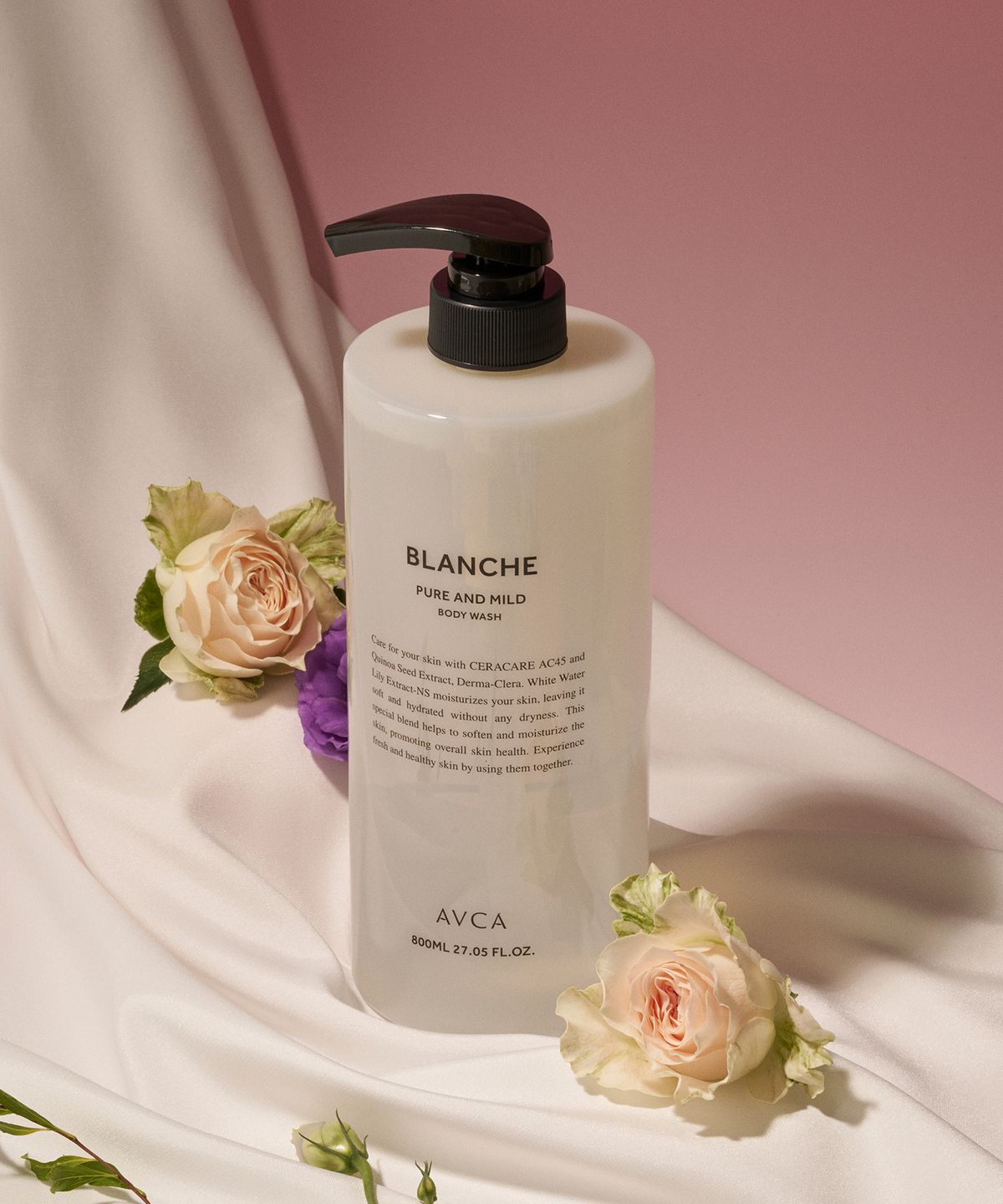 아브카(AVCA) 퓨어 앤 마일드 바디워시 블랑쉬 800ml