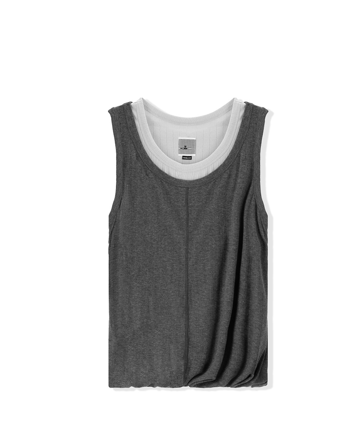 폼리쉬(FORMLICH) TWIST SLEEVELESS / CHARCOAL & GREY