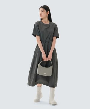 타슬란 반팔 원피스 (S26MWLOP53) Urban Green