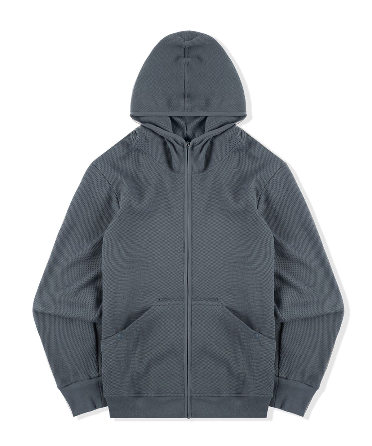 폼리쉬(FORMLICH) CABLE HOODIE ZIPUP / CHARCOAL