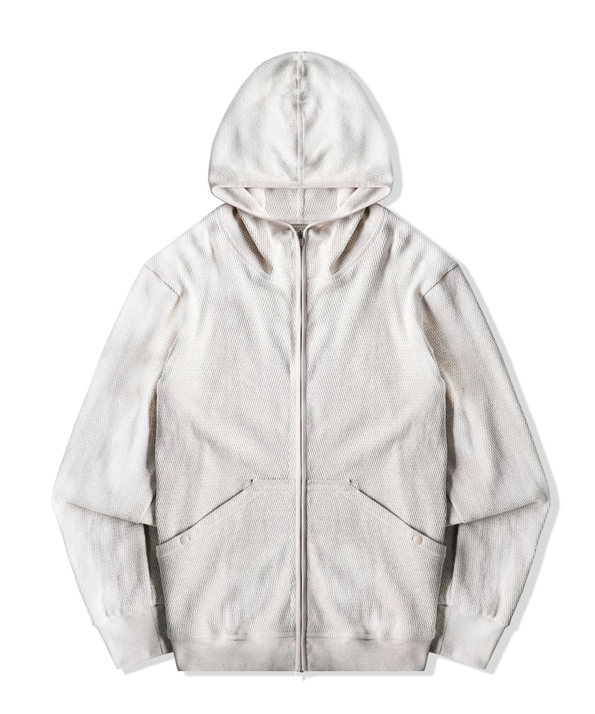 폼리쉬(FORMLICH) CABLE HOODIE ZIPUP / MELANGE GREY