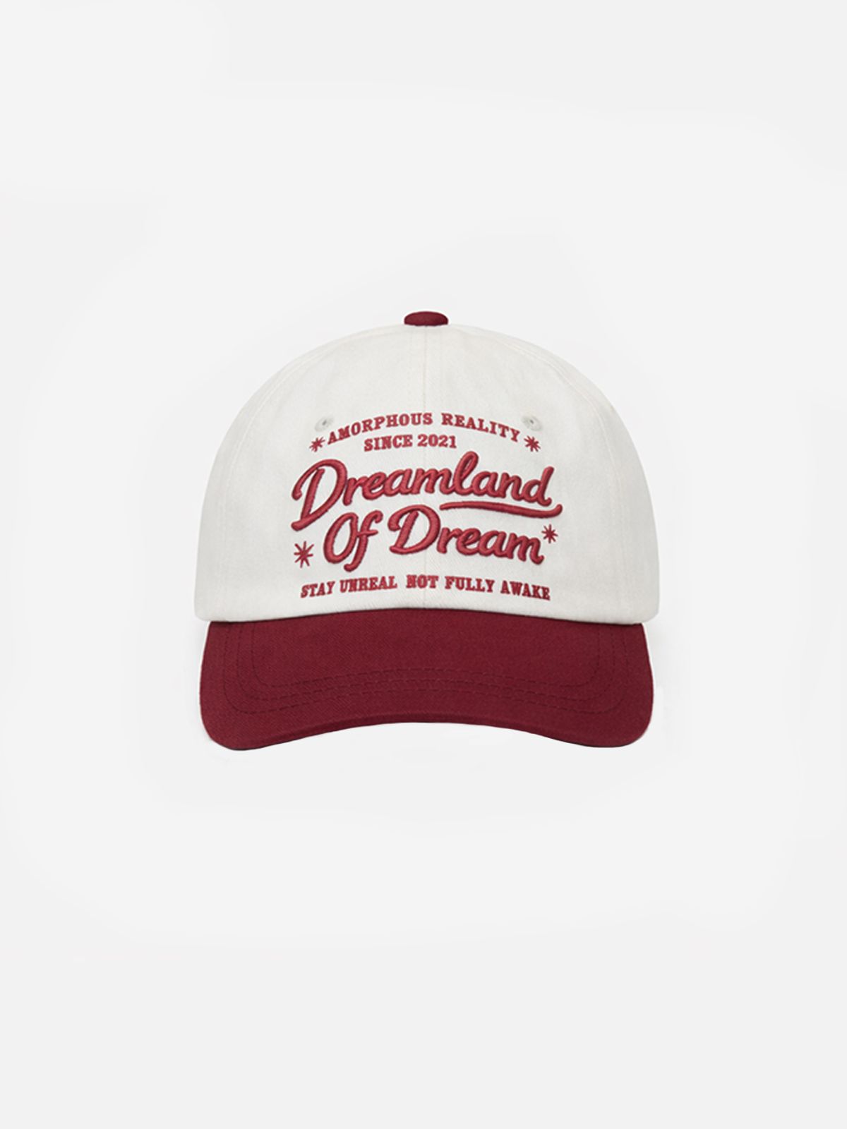 민더리(MEENDERI) VINTAGE SCRIPT BALL CAP - RED