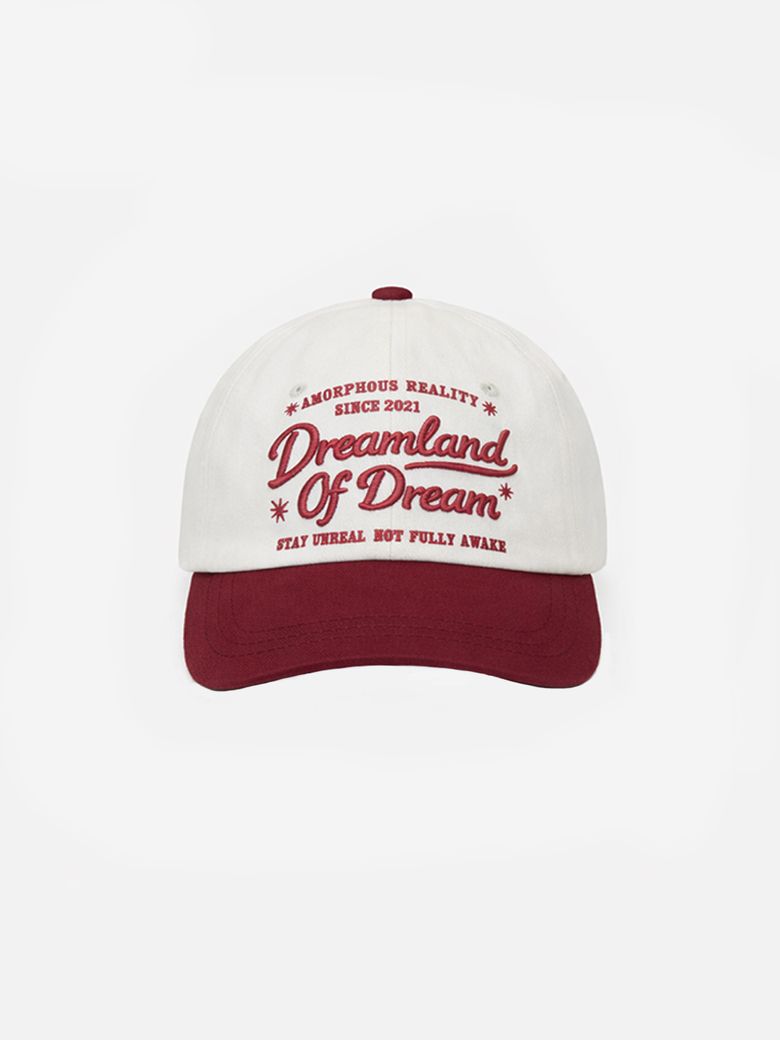 VINTAGE SCRIPT BALL CAP - RED