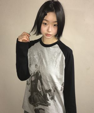 SHUGO CHARA! RAGLAN LONG SLEEVE(BLACK)