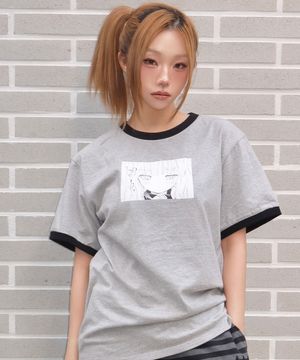 SHUGO CHARA! RIMA RINGER TEE(GRAY)