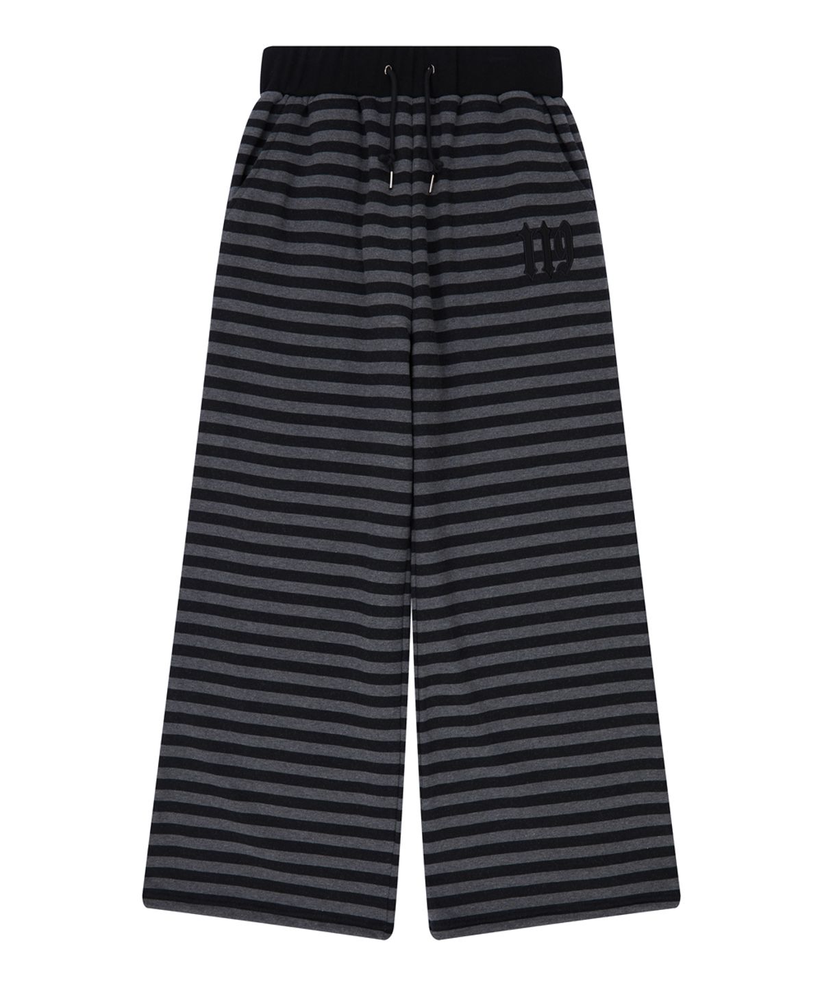 러브이즈트루(LUVISTRUE) SHUGO CHARA! STRIPE SWEATPANTS(BLACK)