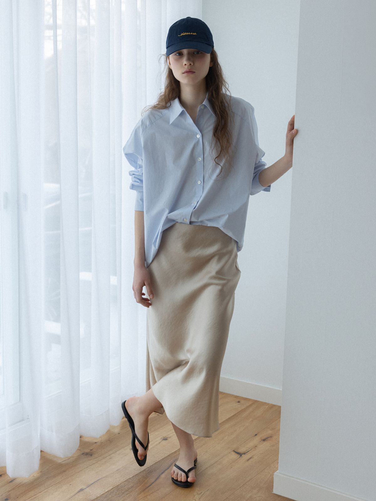 시엔느(SIENNE) Piaf Long Skirt (Beige)