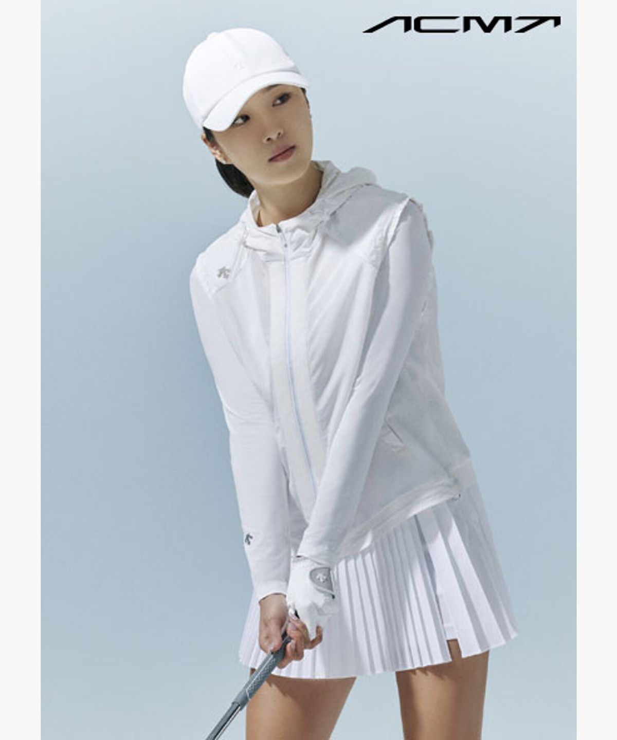 데상트 골프(DESCENTE GOLF) 아크먼트(ACMT) 여성 테크메쉬 우븐 베스트  DR12WFWV31