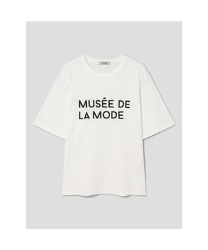 소프트코튼 모던레터링 그래픽티  화이트