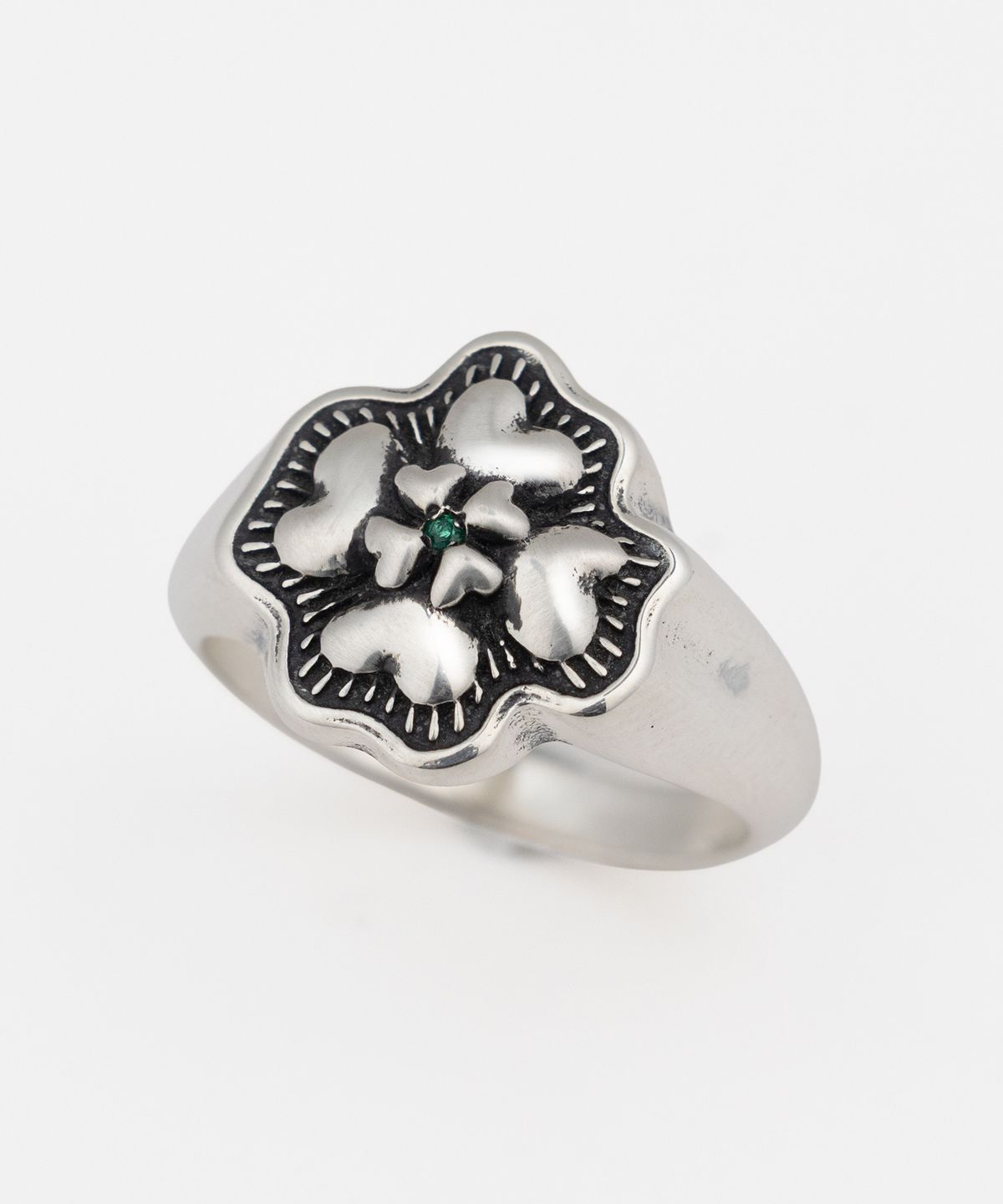 그레이노이즈(GRAYNOISE) Clover hizashi ring (925 silver)