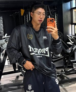 SPORTY ICON FIELD JERSEY [GRAY]