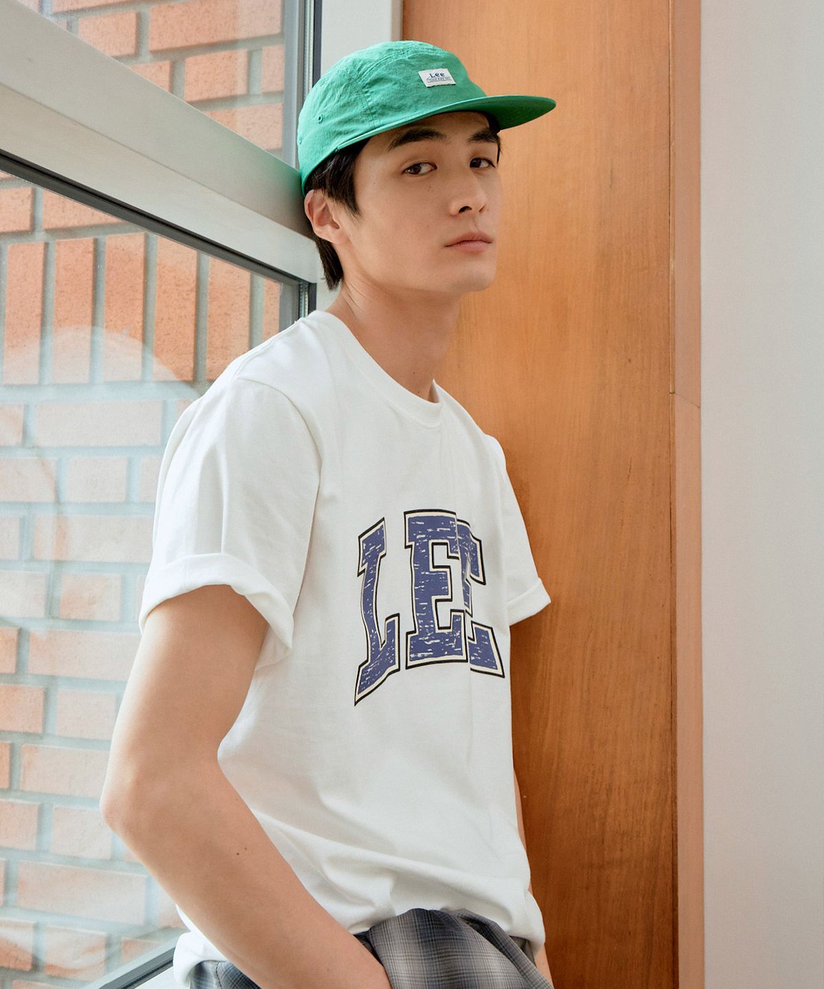 리(LEE) 나일론 캠프캡 그린