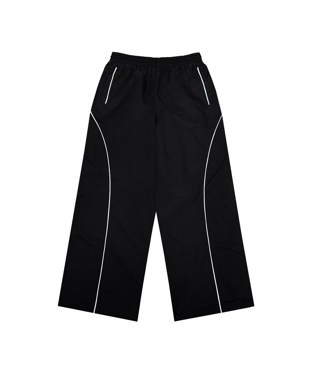 더랭크(THERANK) DRY SHELL HYBRID TRACK PANTS [BLACK]