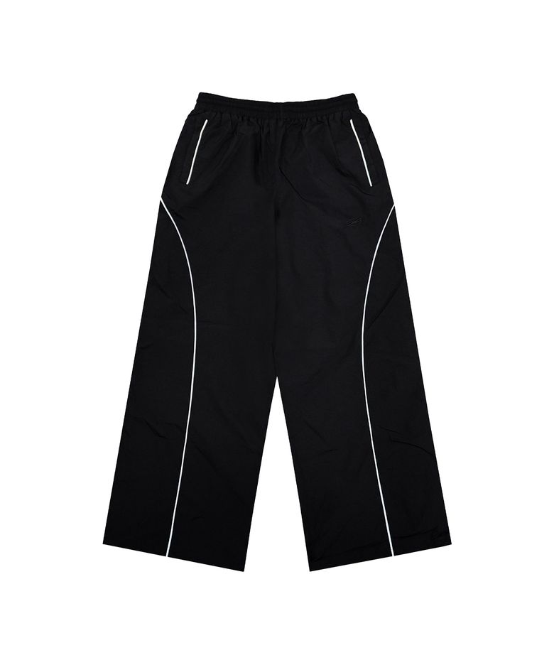 DRY SHELL HYBRID TRACK PANTS [BLACK]