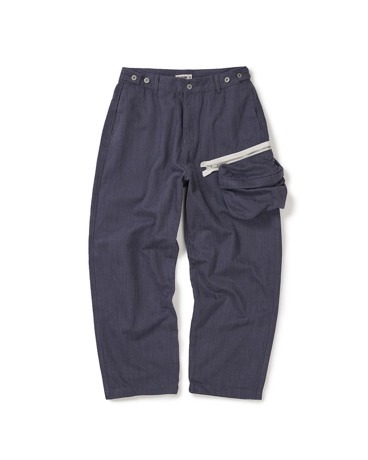 카락터(KARACTOR) Trapper pouch pants / Violet