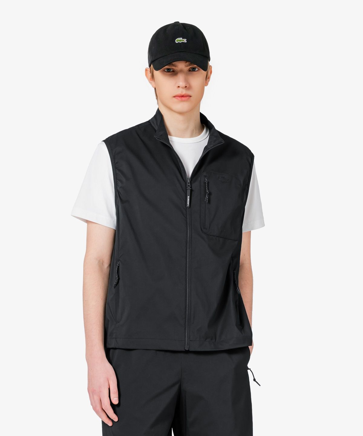 라코스테(LACOSTE) 남성 프리미엄 트레이닝 셋업 베스트 SH945E-56G 031