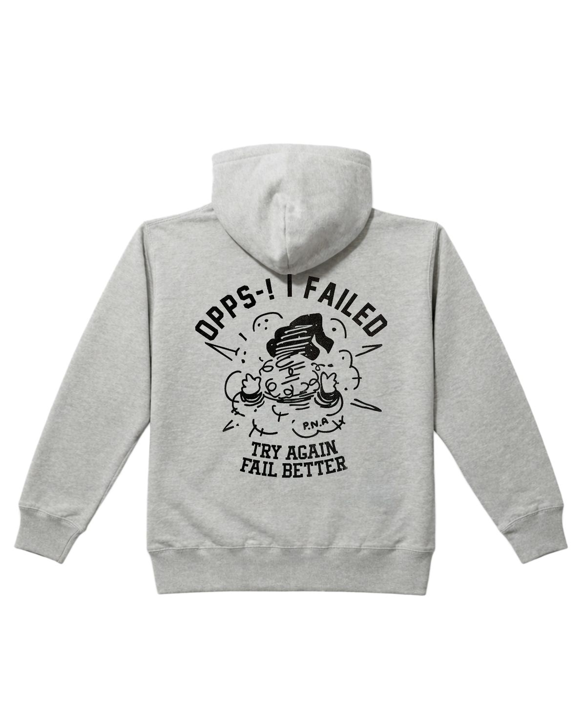 판타지나 어드벤처(PANTASINA ADVENTURE) FAIL BETTER HOOD ZIP-UP [GREY]