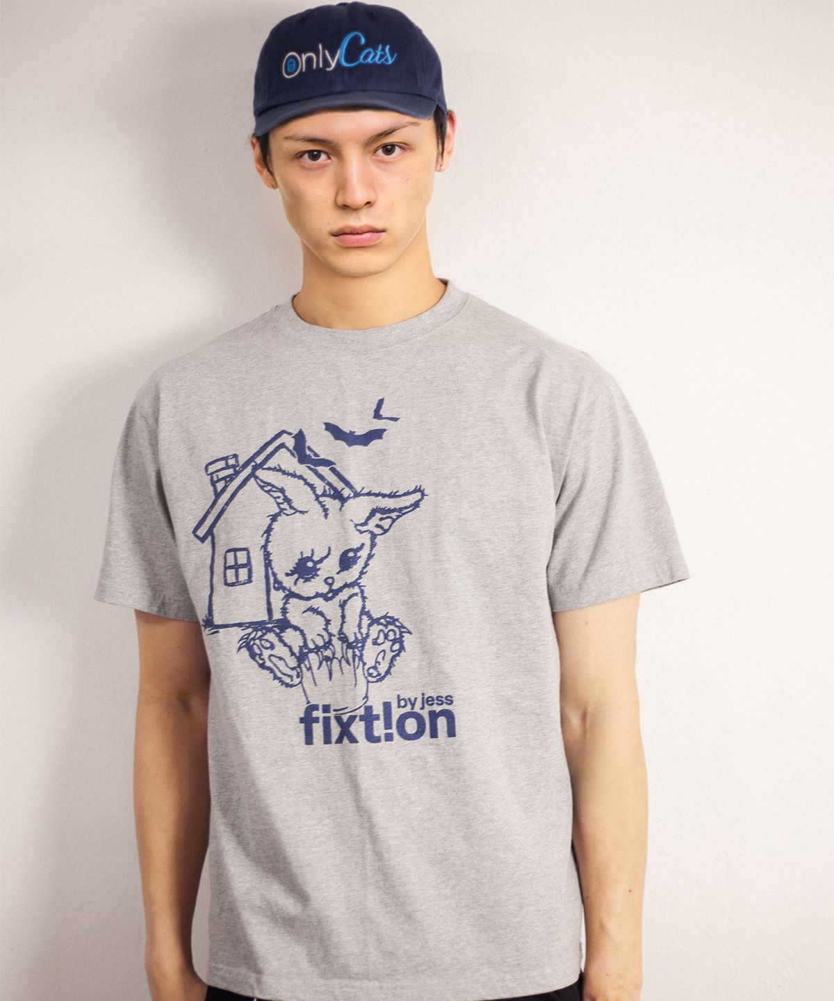 제스픽션(JESSFIXTION) BUNNY FIXT!ON TEE (GREY)