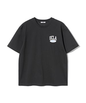 남녀공용 UCLA BRUINS 스몰 로고 반팔 티셔츠[BLACK](UC4STA1)
