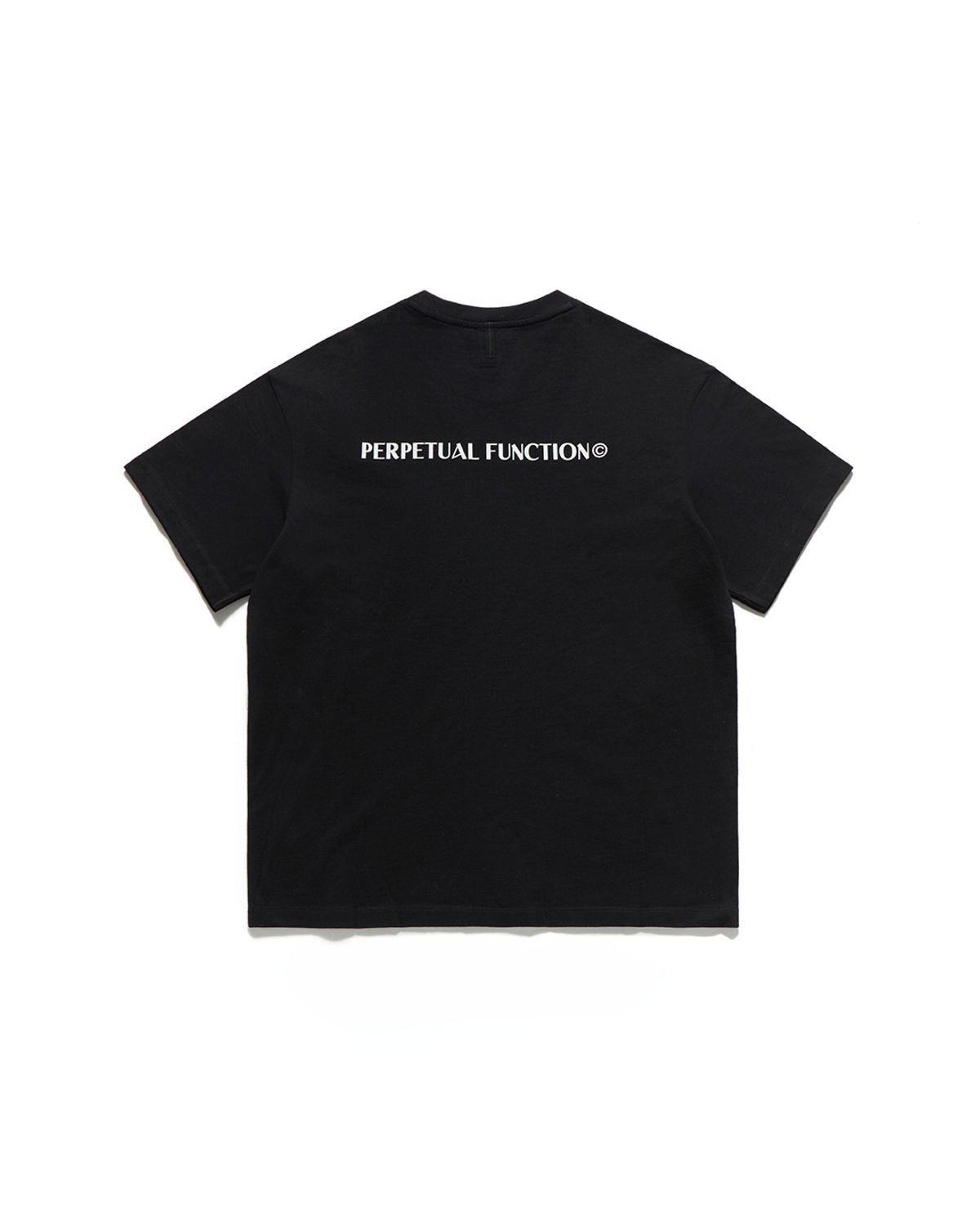 언어펙티드 에센셜(UNAFFECTED ESSENTIAL) PERPETUAL FUNCTION  T-SHIRT / BLACK