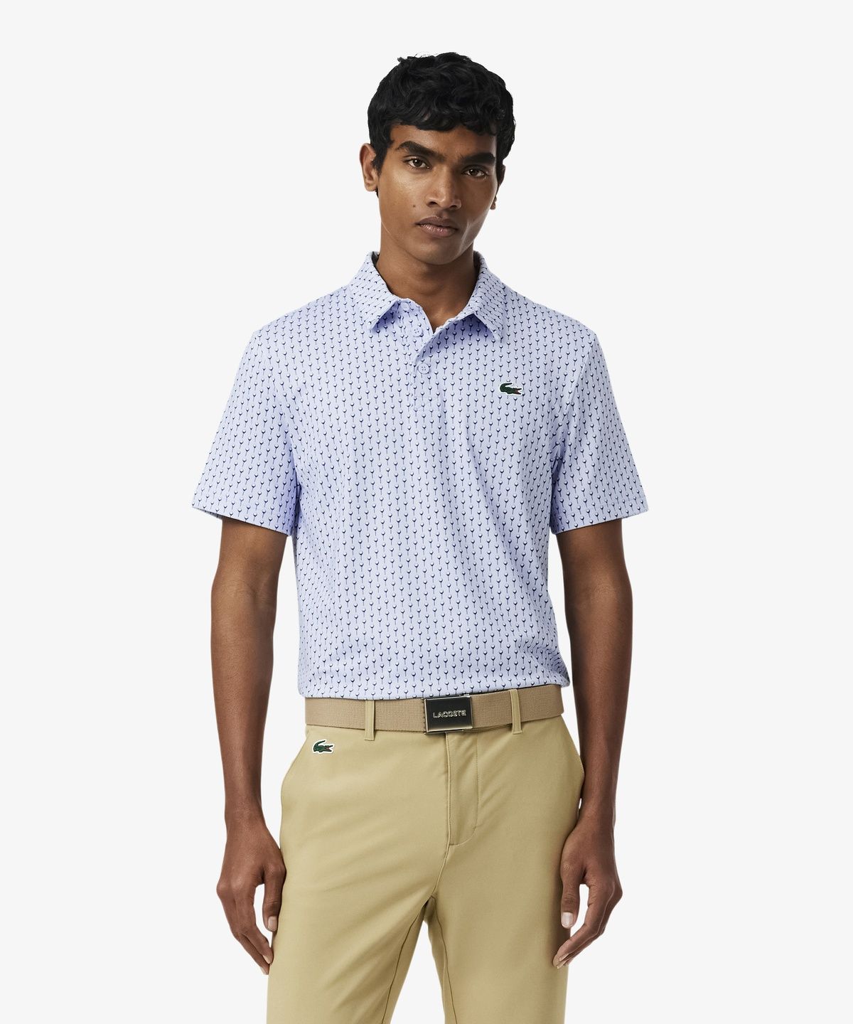 라코스테(LACOSTE) 남성 골프 AOP 반팔 폴로 셔츠 DH4825-56G IHH