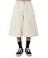 CARPENTER WIDE SHORTS - BEIGE
