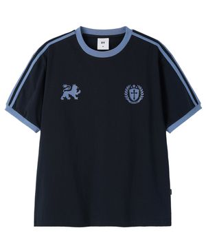 ATHLETIC 88 RINGER TEE - NAVY