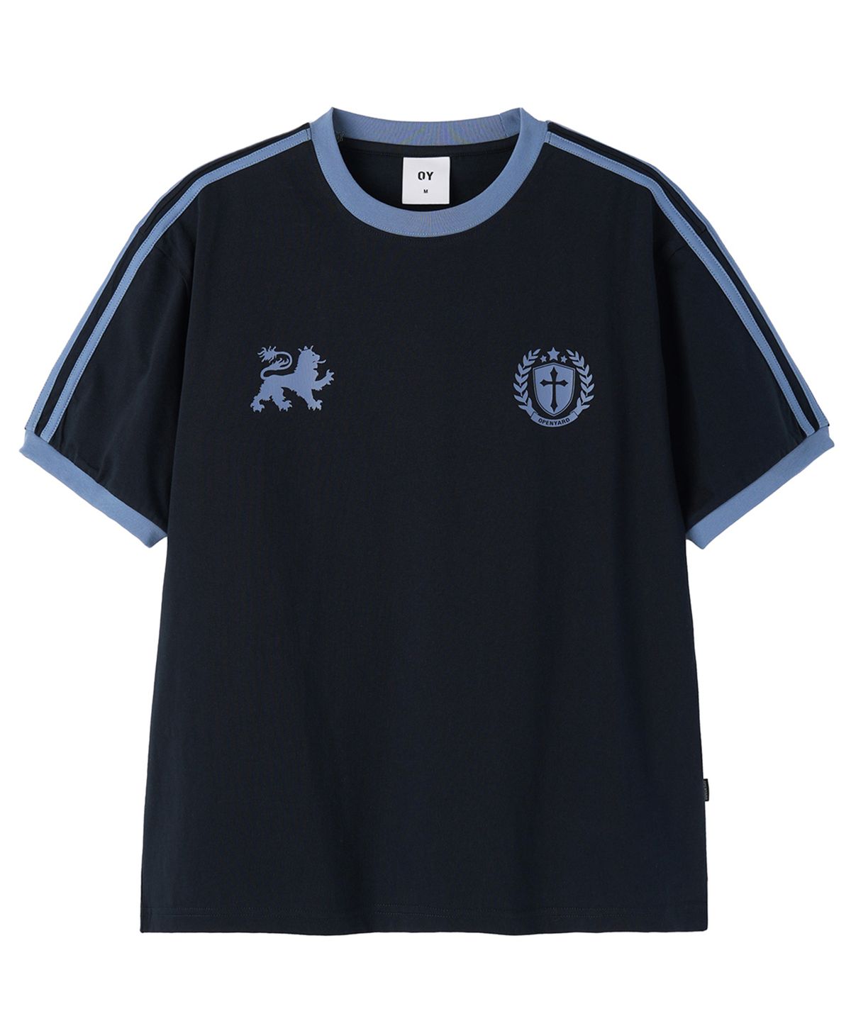 오픈야드(오와이)(OPENYARD(OY)) ATHLETIC 88 RINGER TEE - NAVY