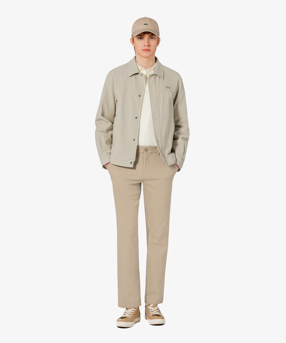 라코스테(LACOSTE) 남성 도비 조직 치노 HH650E-56G 02S