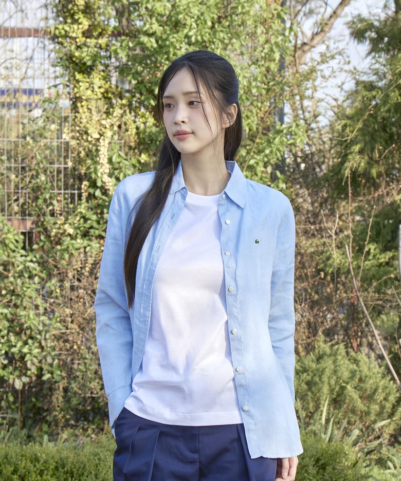 여성 레귤러핏 린넨 셔츠 CF005E-56G HBA