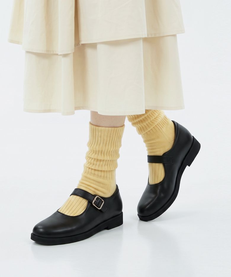 베베 라운드 스트랩 메리제인 플랫폼 (3cm/2colors)