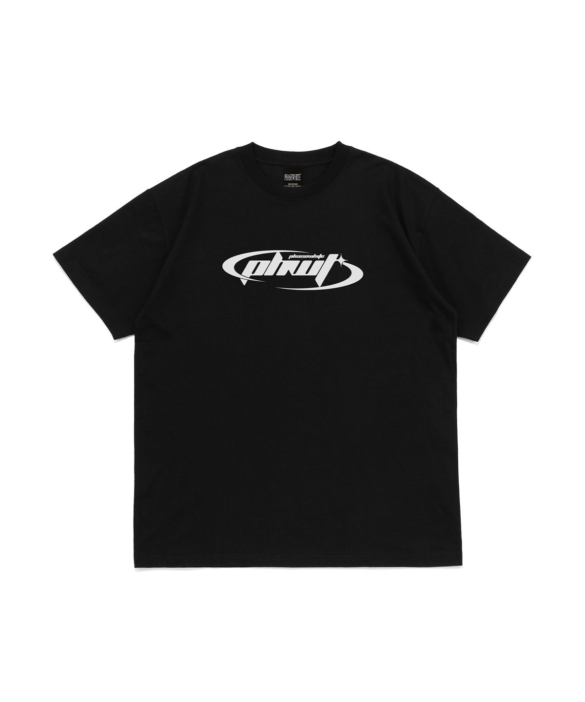 페이즈화이트(PHASEWHITE) [PHASE_1] MILLENIUM LOGO TEE_BLACK / 8802026-ST04
