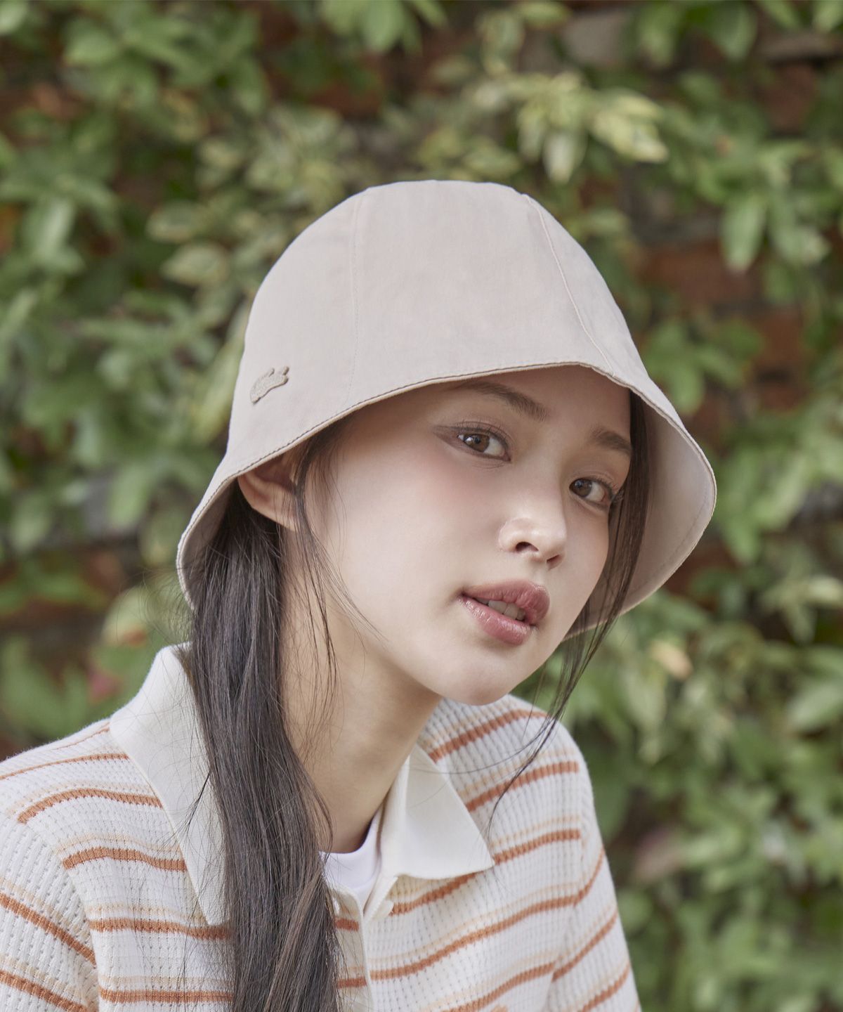 라코스테(LACOSTE) 여성 라운드 버킷햇 RK227E-56G 02S