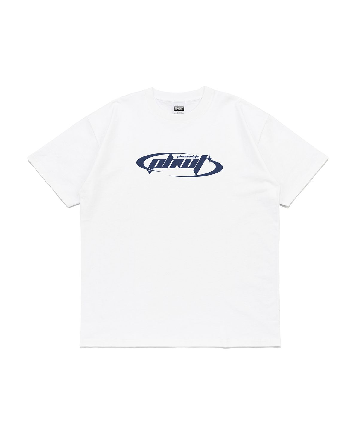 페이즈화이트(PHASEWHITE) [PHASE_1] MILLENIUM LOGO TEE_WHITE / 8802026-ST04