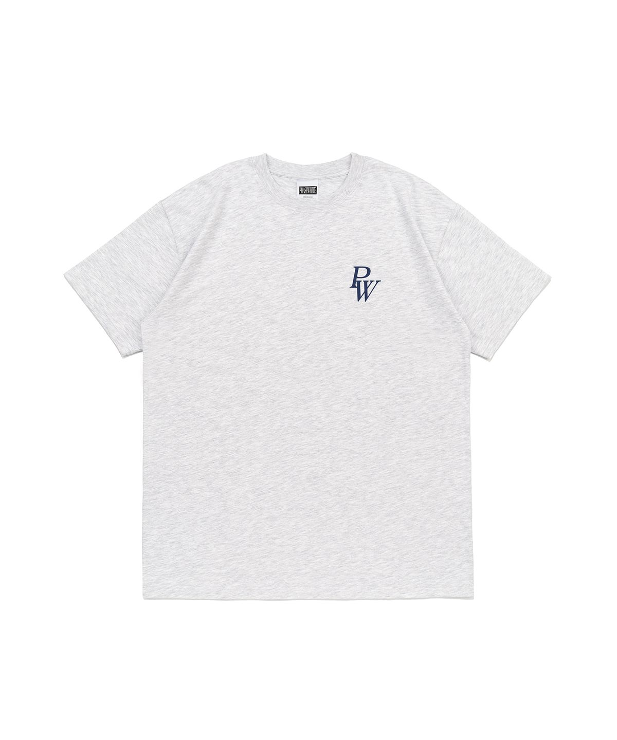 페이즈화이트(PHASEWHITE) [PHASE_1] PW LOGO TEE_LIGHT MELANGE / 8802026-ST09